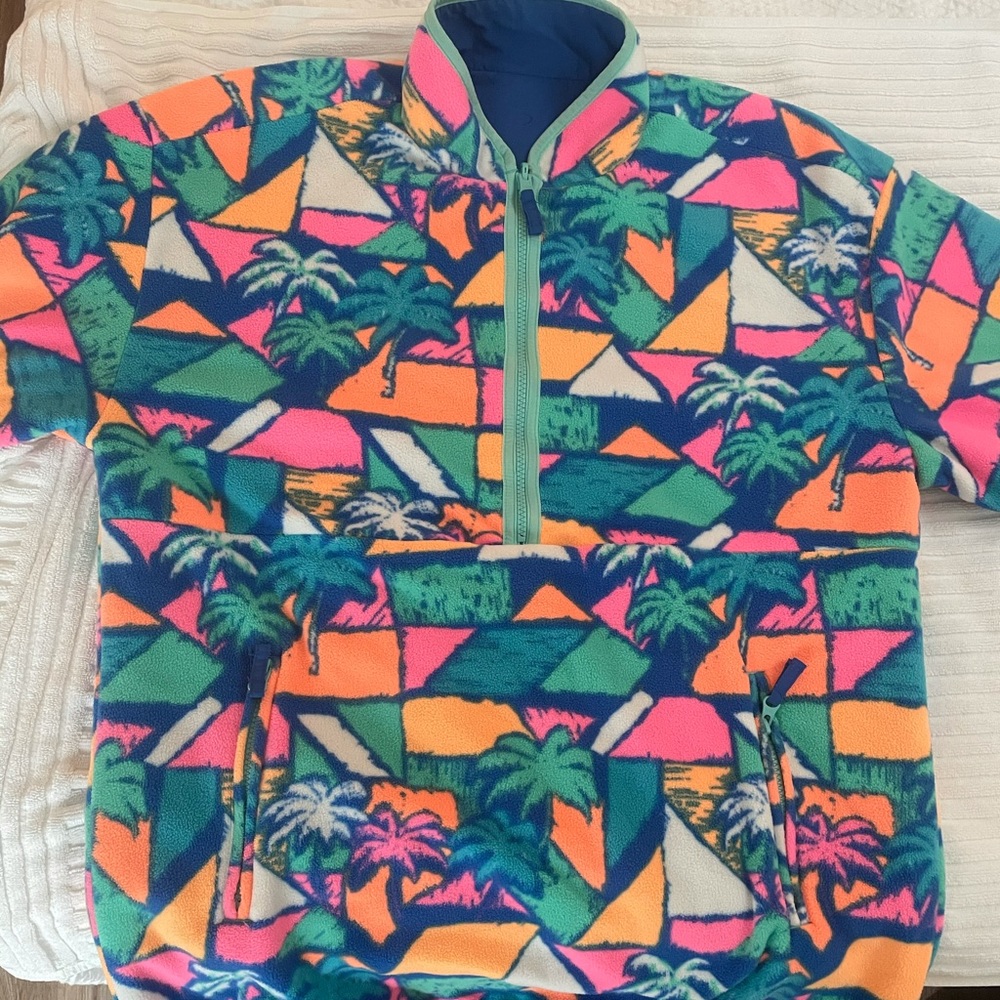 Reversible Chubbies quarter zip